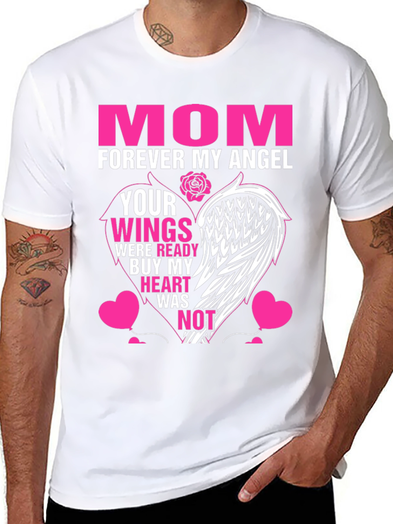 Mom Forever Angel Wings T-Shirt