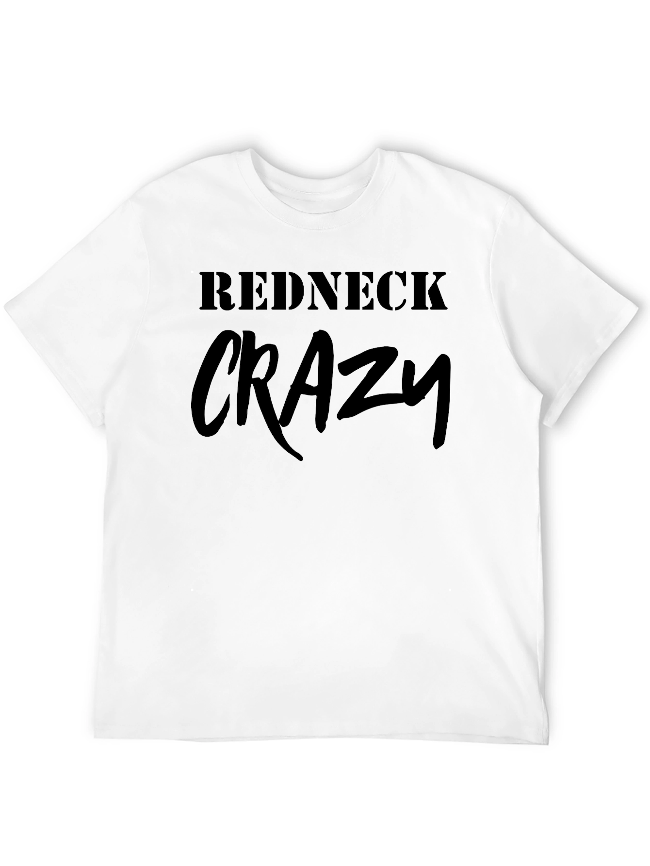 Redneck Crazy Black T-Shirt - Mens