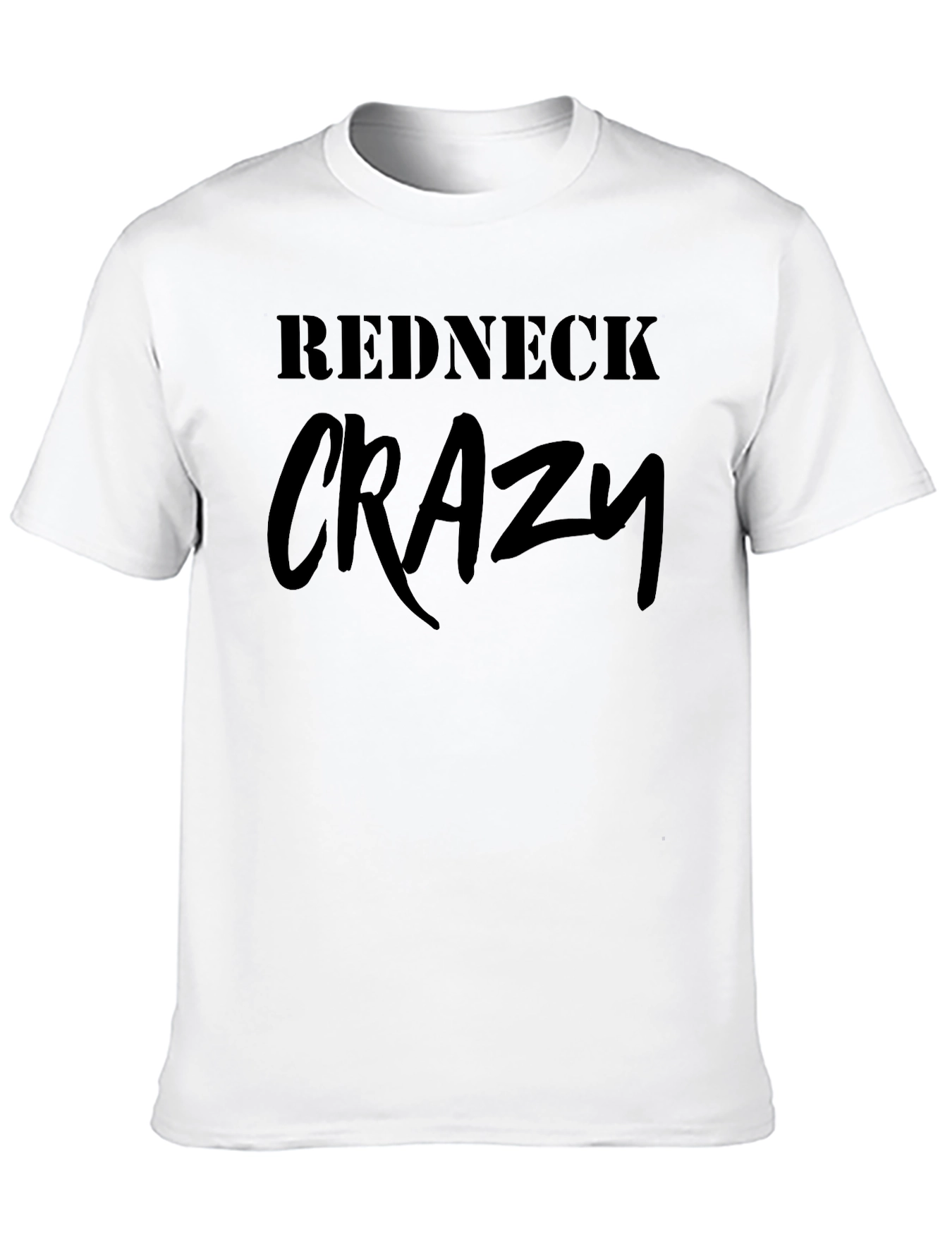 Redneck Crazy Black T-Shirt - Mens