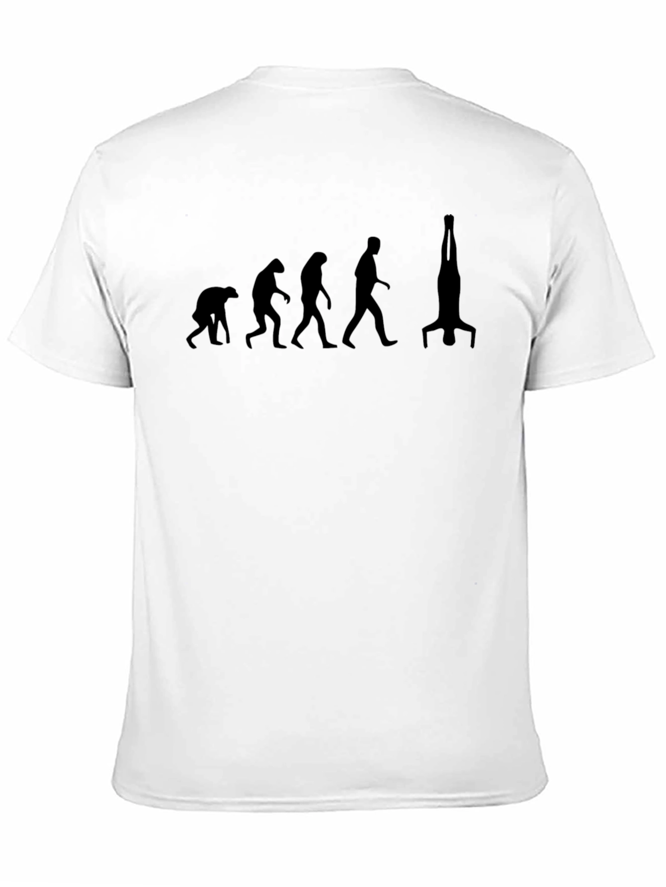 Evolution Headstand T-Shirt | Mens Black Tee