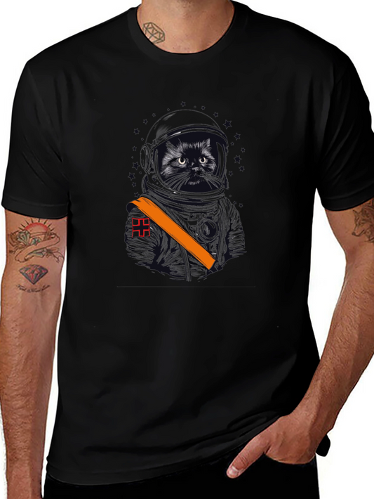 Cosmic Cat T-Shirt - Cool Space Kitten Tee