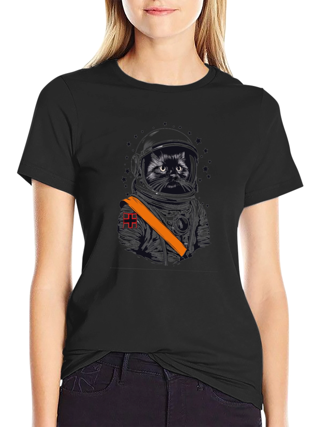 Cosmic Cat T-Shirt - Cool Space Kitten Tee