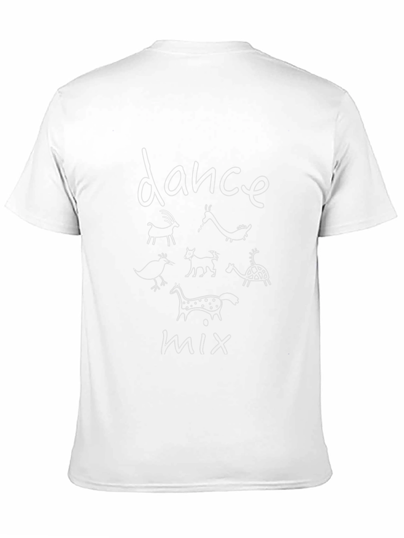 Dance Mix Graphic Tee - Stylish Black T-Shirt