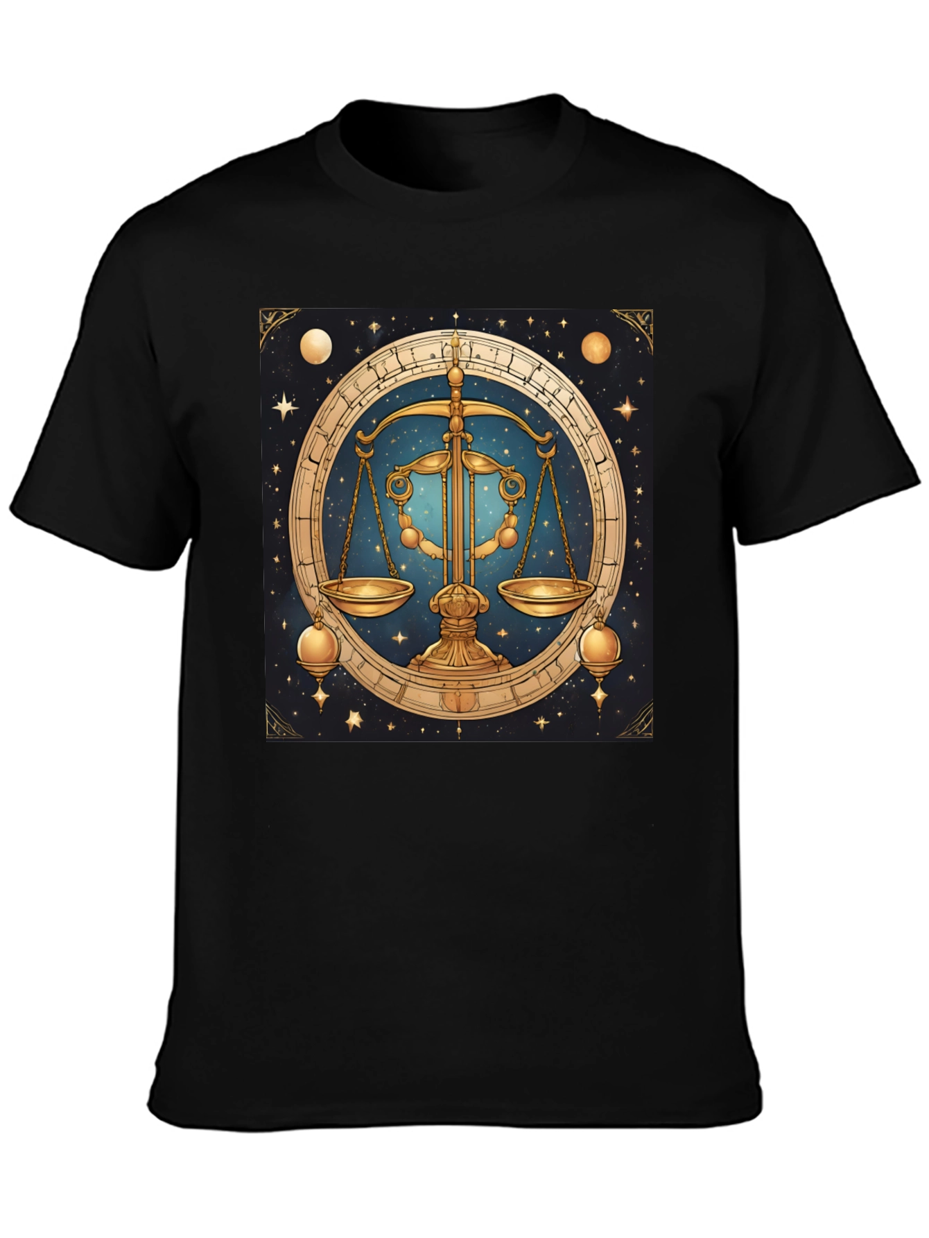 Libra Zodiac Graphic Tee - Astrology T-Shirt