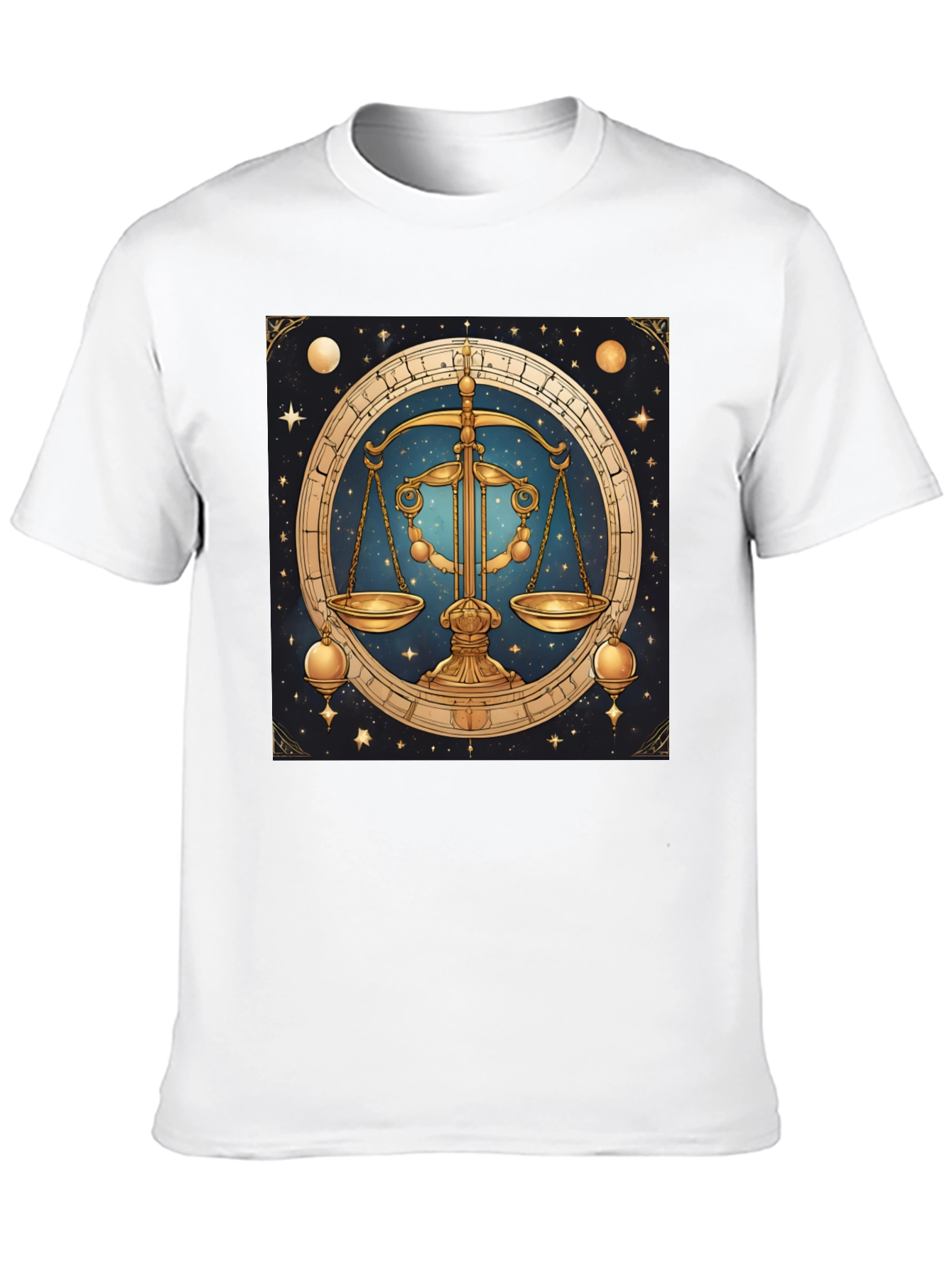 Libra Zodiac Graphic Tee - Astrology T-Shirt