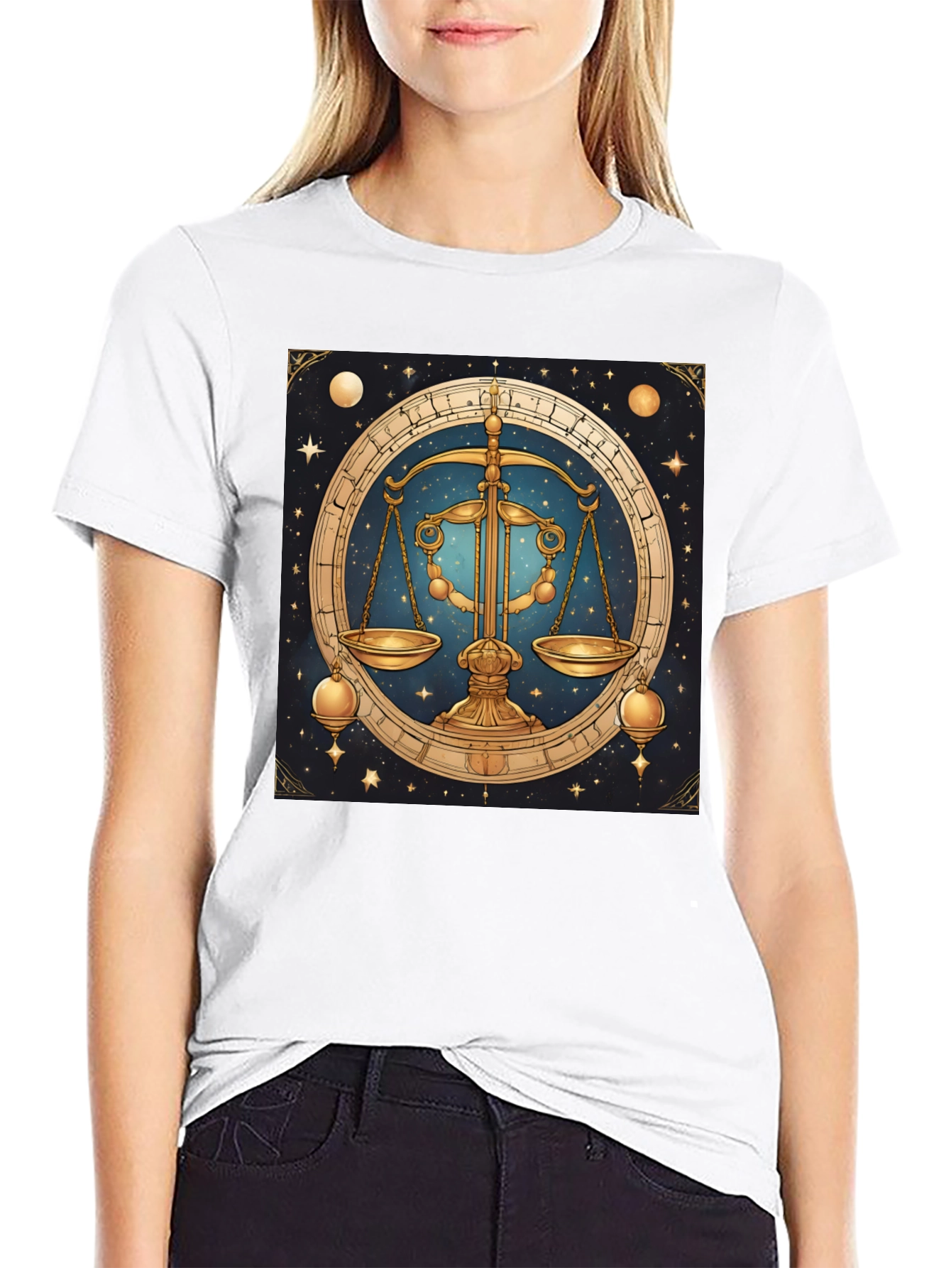 Libra Zodiac Graphic Tee - Astrology T-Shirt