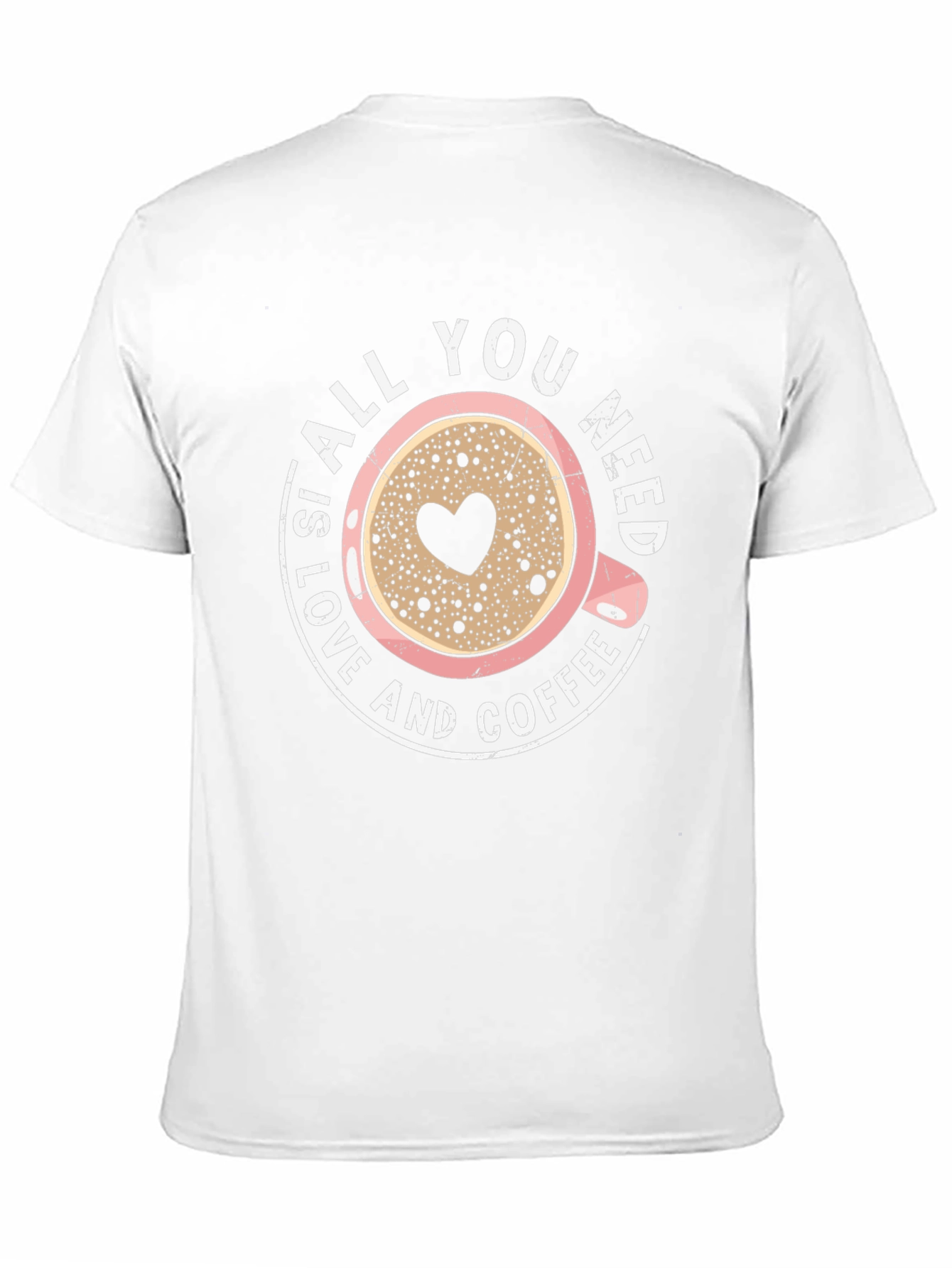 Love and Coffee Graphic Tee - Black