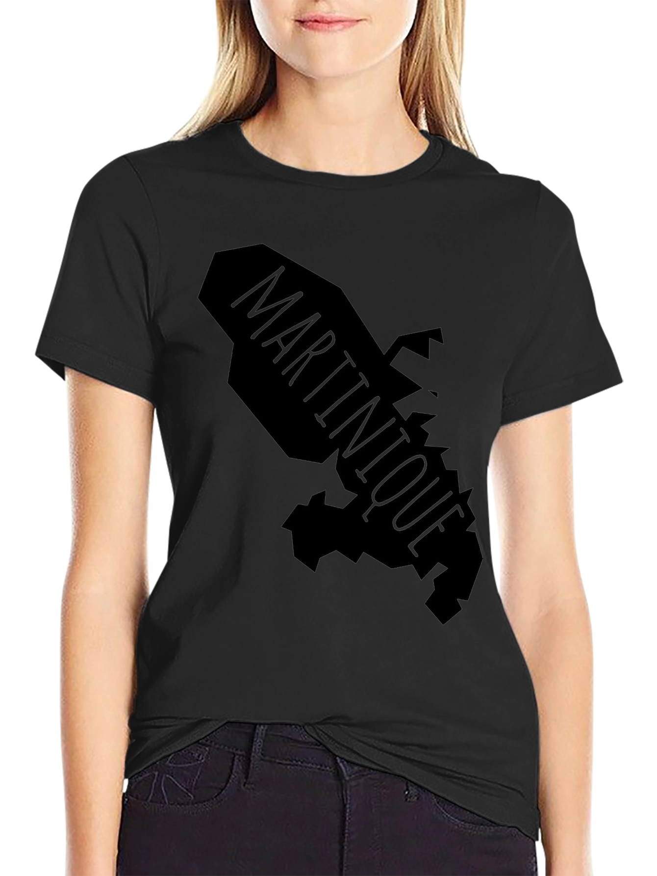 Martinique Map Tee - Island Pride T-Shirt