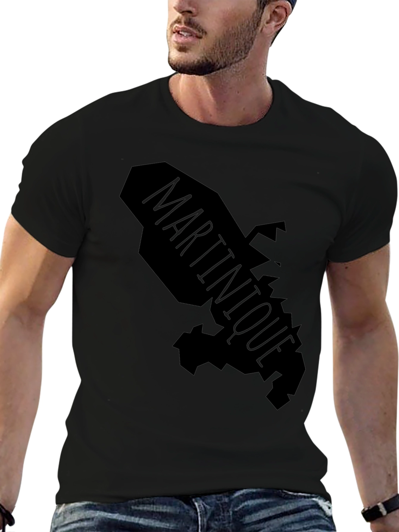 Martinique Map Tee - Island Pride T-Shirt