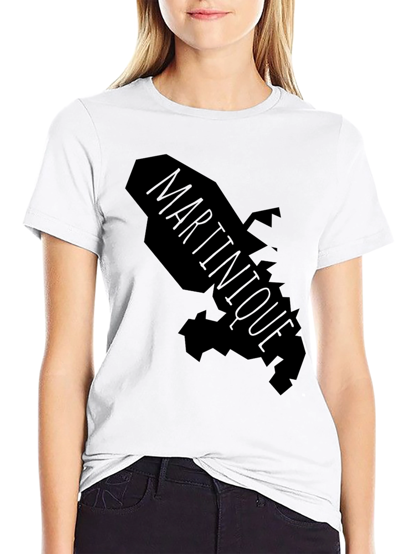 Martinique Map Tee - Island Pride T-Shirt