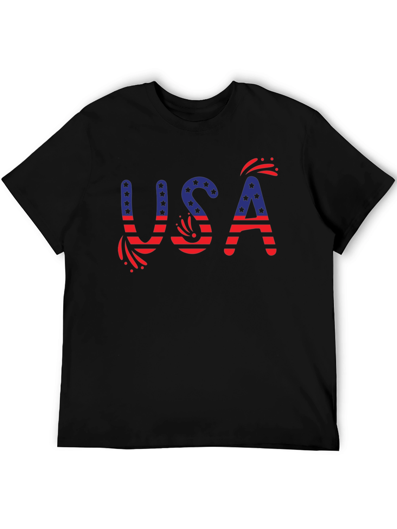 USA Patriotic Graphic T-Shirt