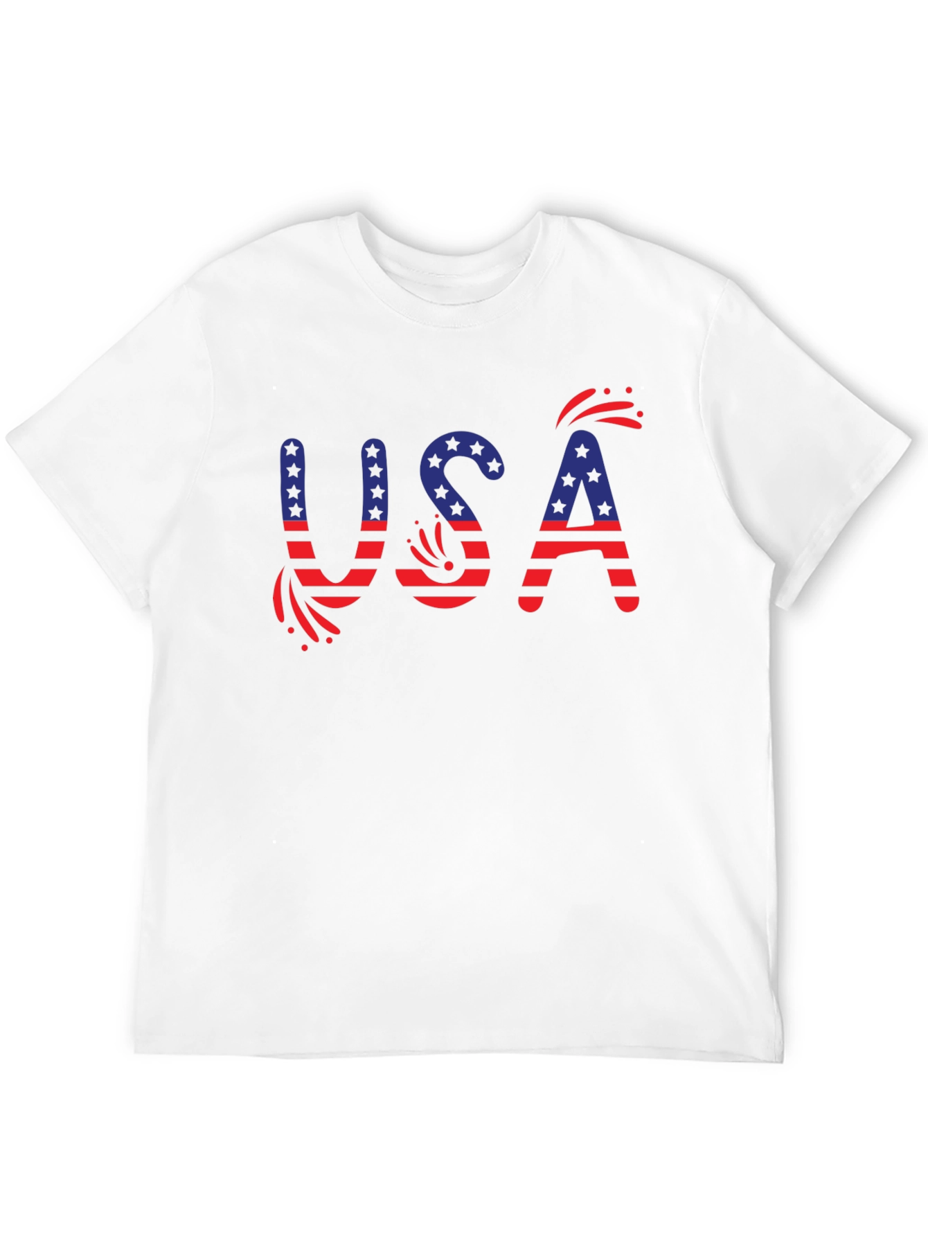 USA Patriotic Graphic T-Shirt