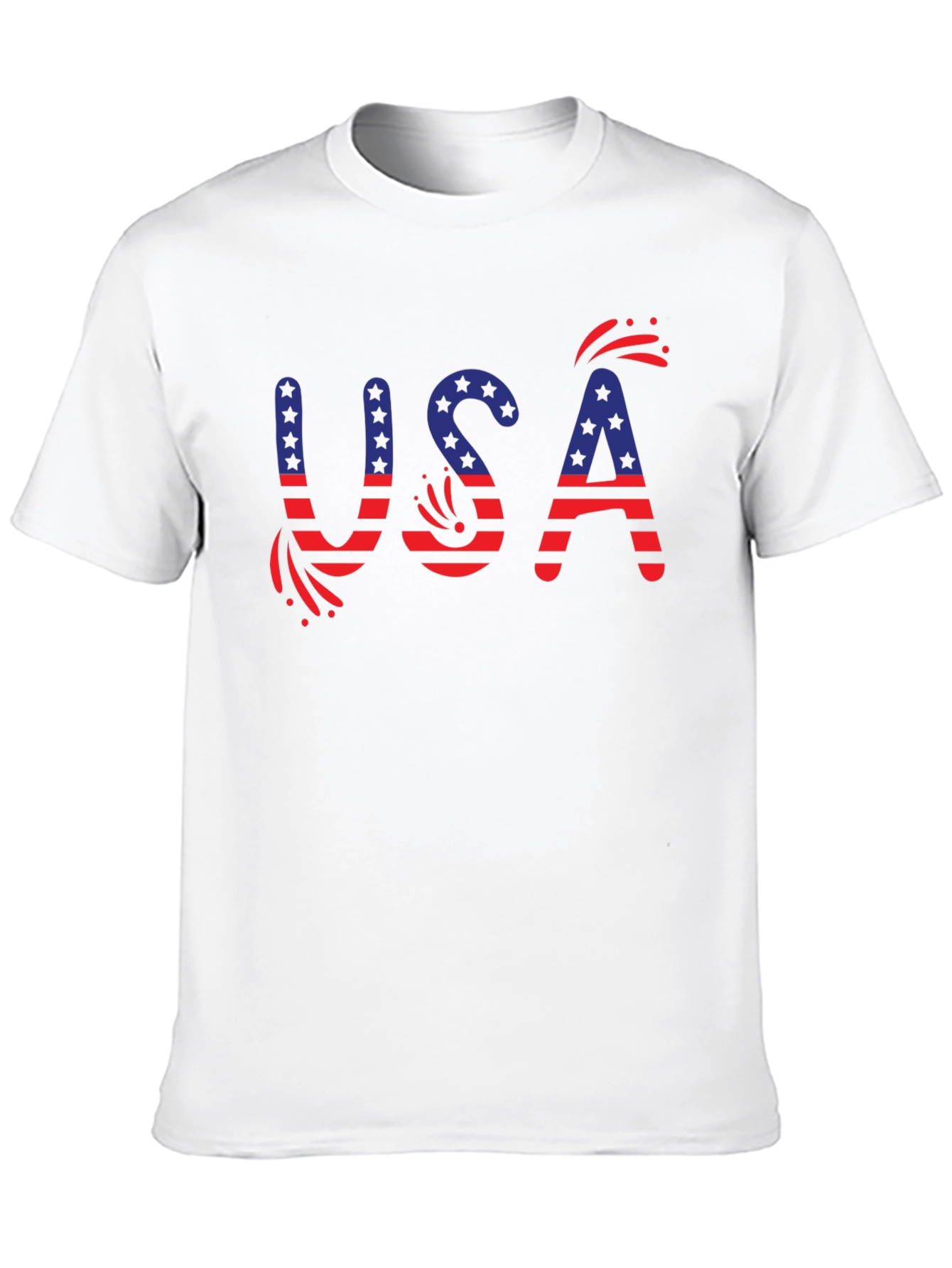 USA Patriotic Graphic T-Shirt