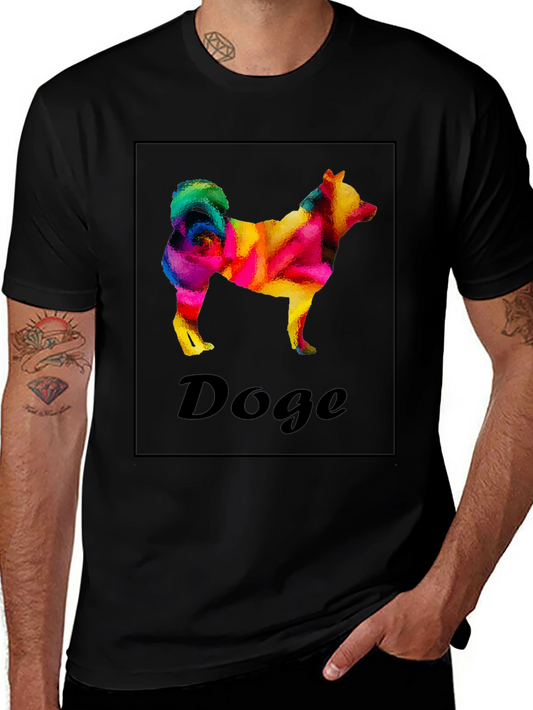 Colorful Doge T-Shirt - Meme Apparel