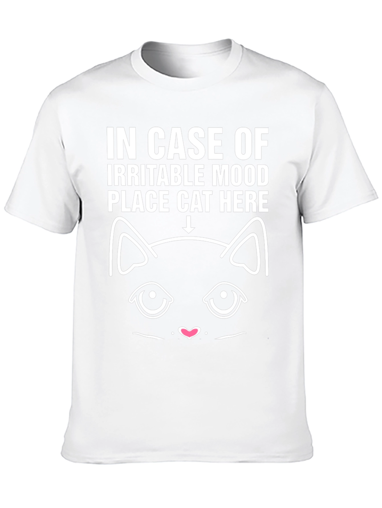 Irritable Mood Cat Here T-Shirt