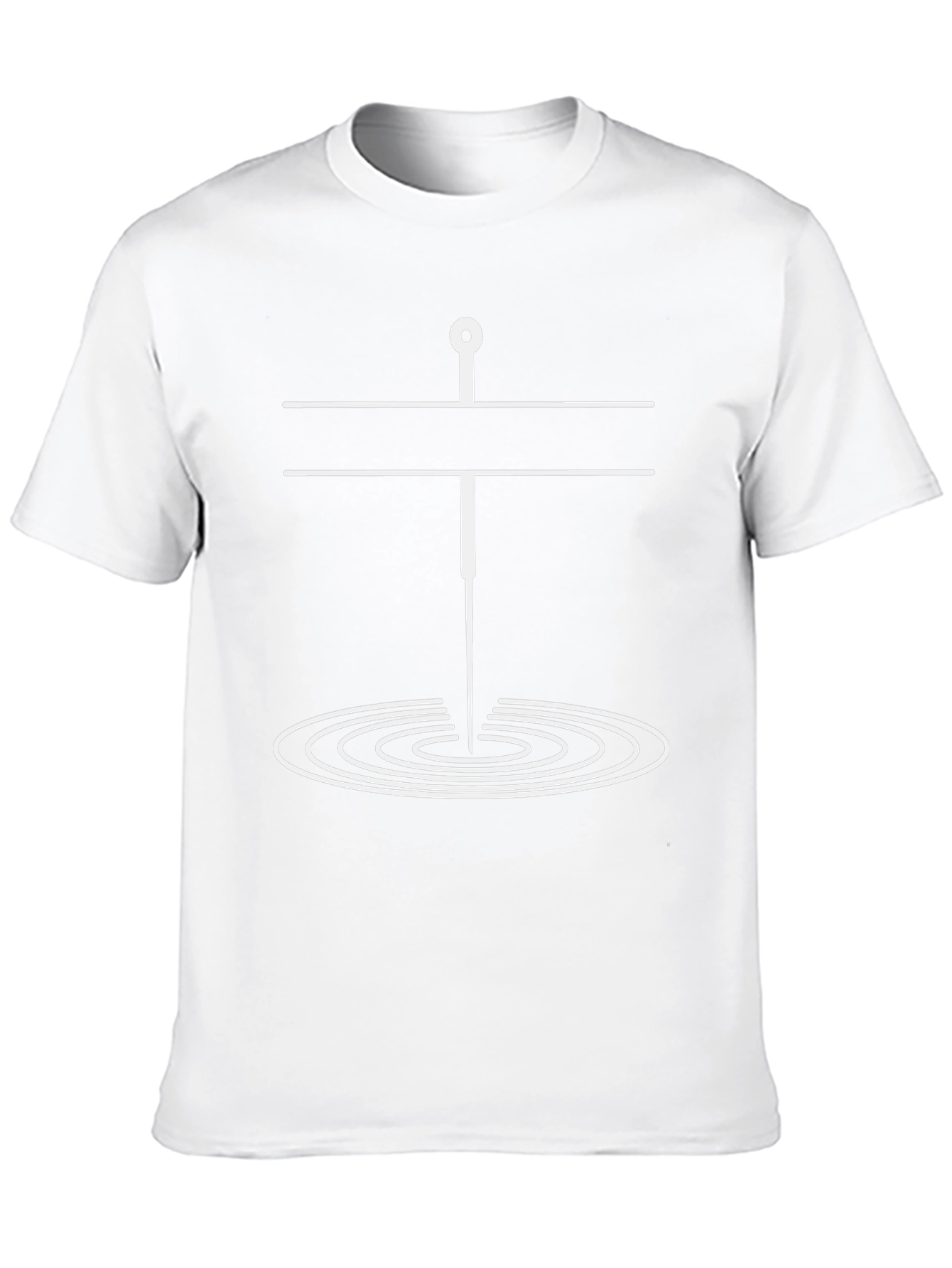 Ripples Acupuncture Black T-Shirt