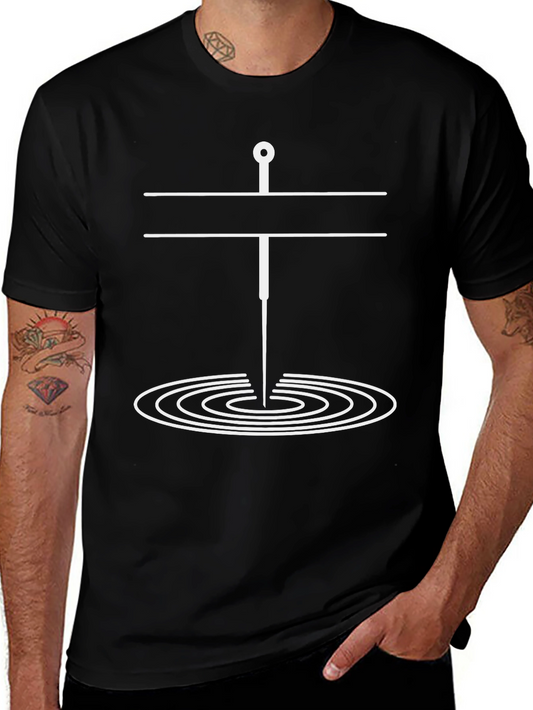 Ripples Acupuncture Black T-Shirt