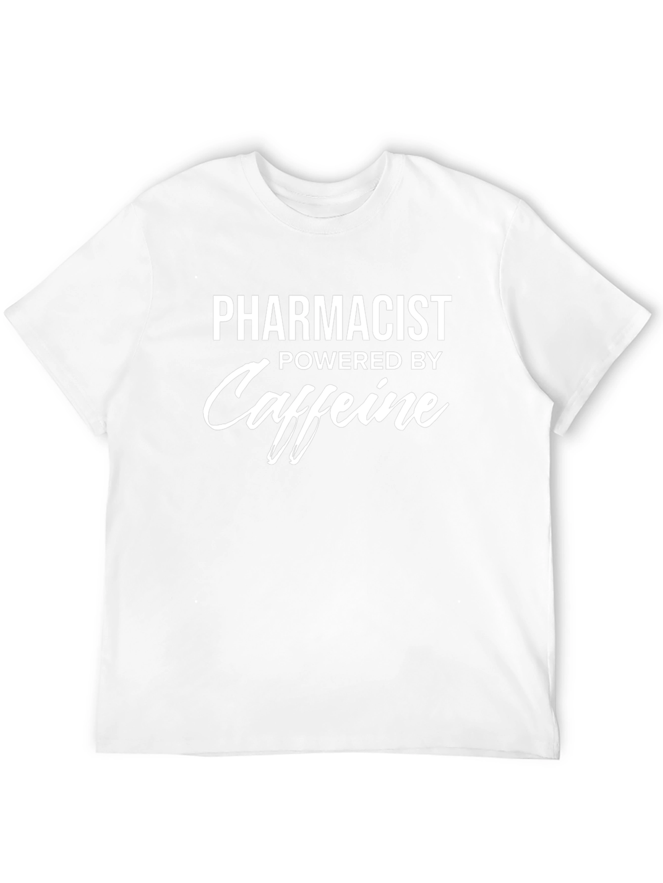 Pharmacist Powered by Caffeine Graphic Tee