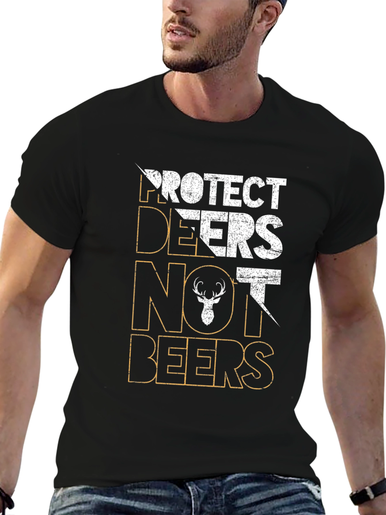Protect Deers Not Beers Graphic Tee