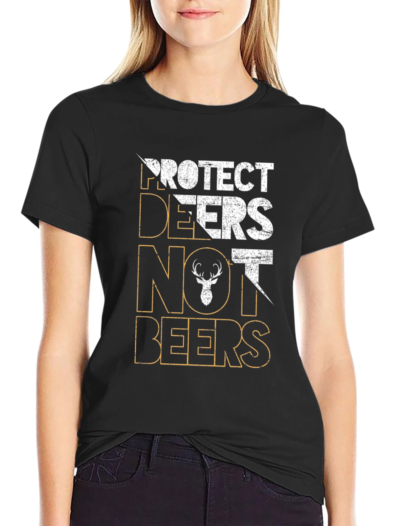 Protect Deers Not Beers Graphic Tee