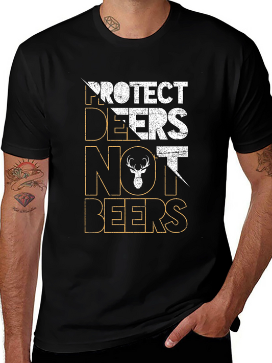 Protect Deers Not Beers Graphic Tee