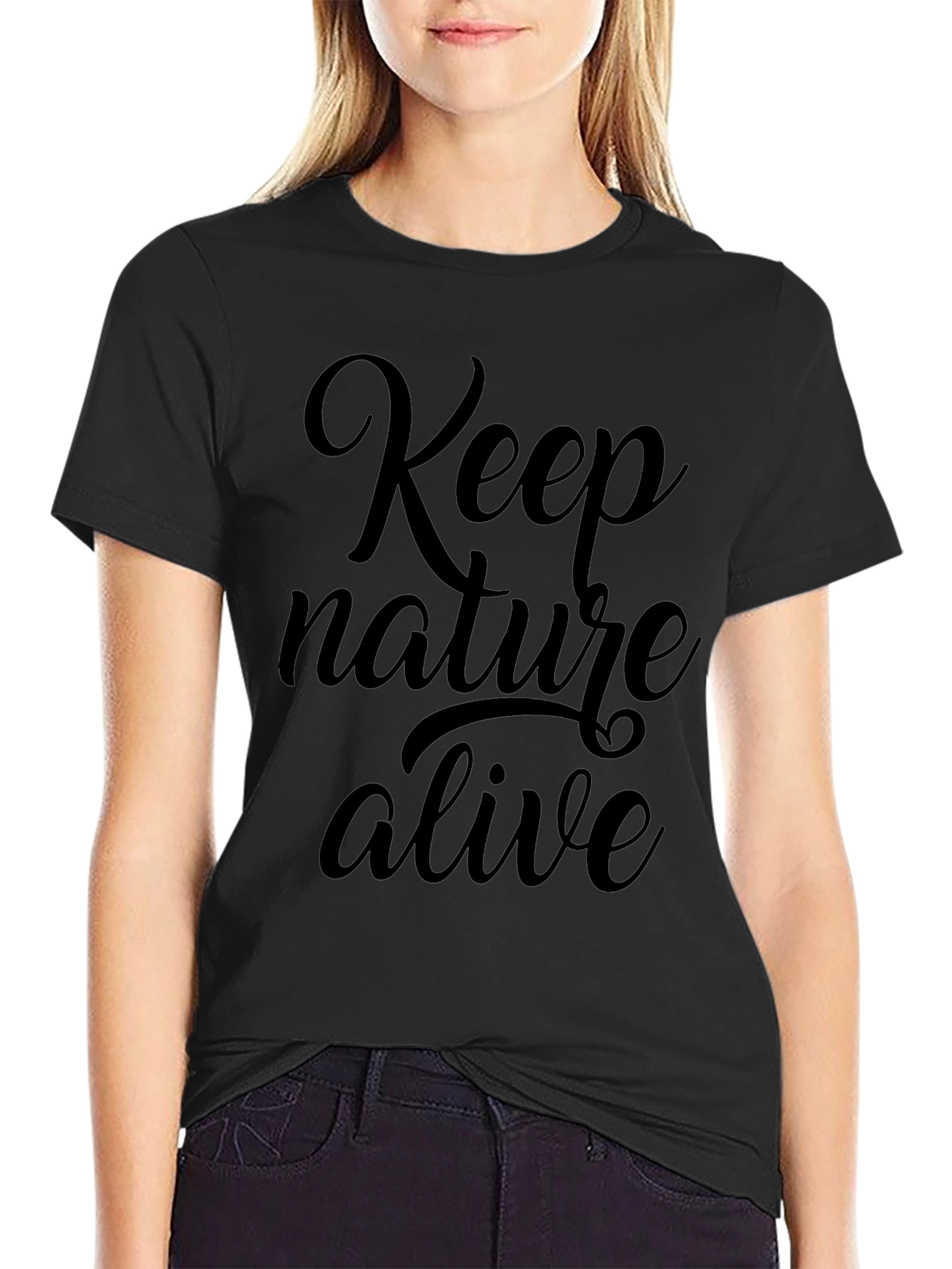 Keep Nature Alive Graphic Tee - Eco-Friendly Fashion