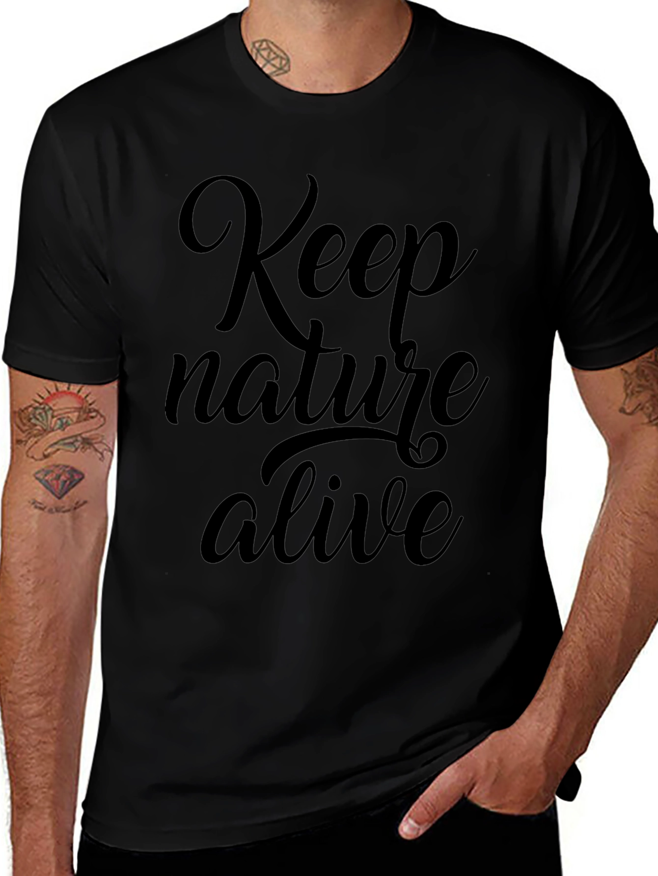 Keep Nature Alive Graphic Tee - Eco-Friendly Fashion