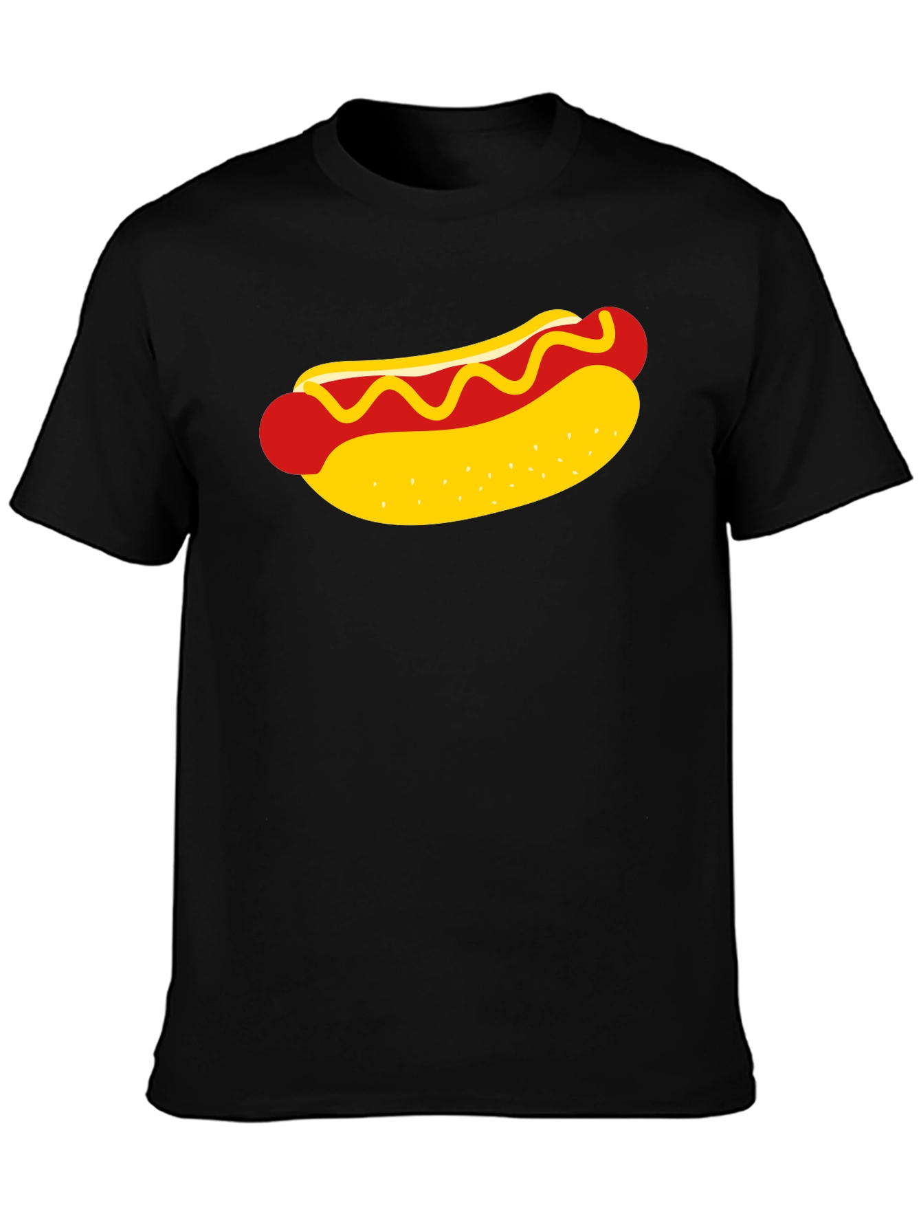 Hot Dog Graphic Tee - Classic Foodie T-Shirt