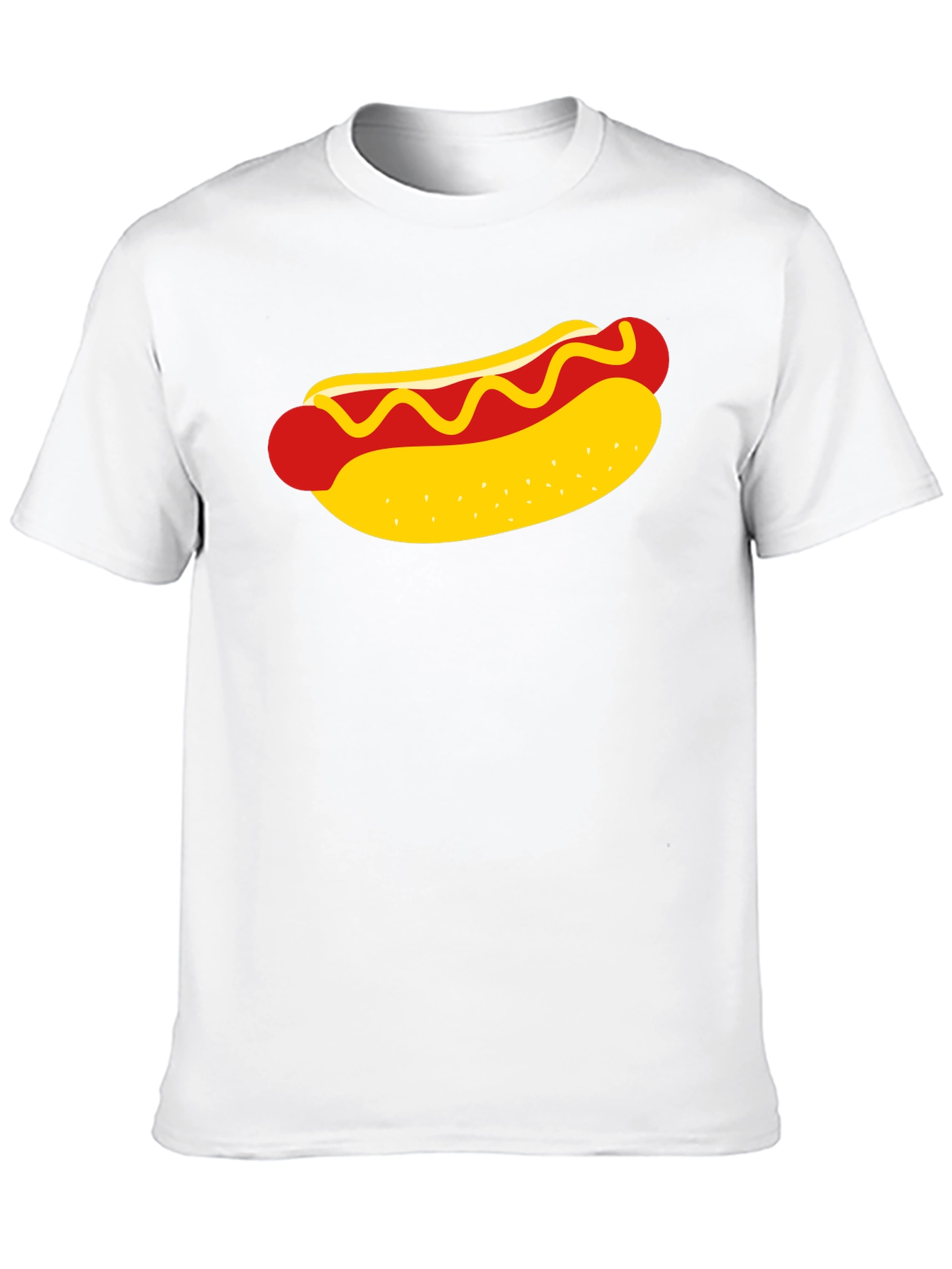 Hot Dog Graphic Tee - Classic Foodie T-Shirt