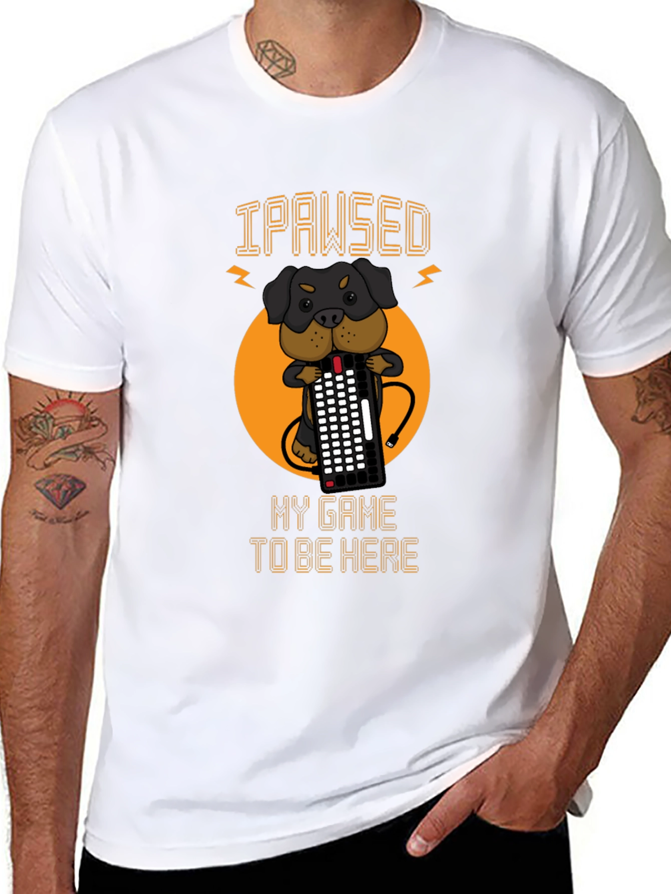 I PAUSED My Game to Be Here Graphic T-Shirt