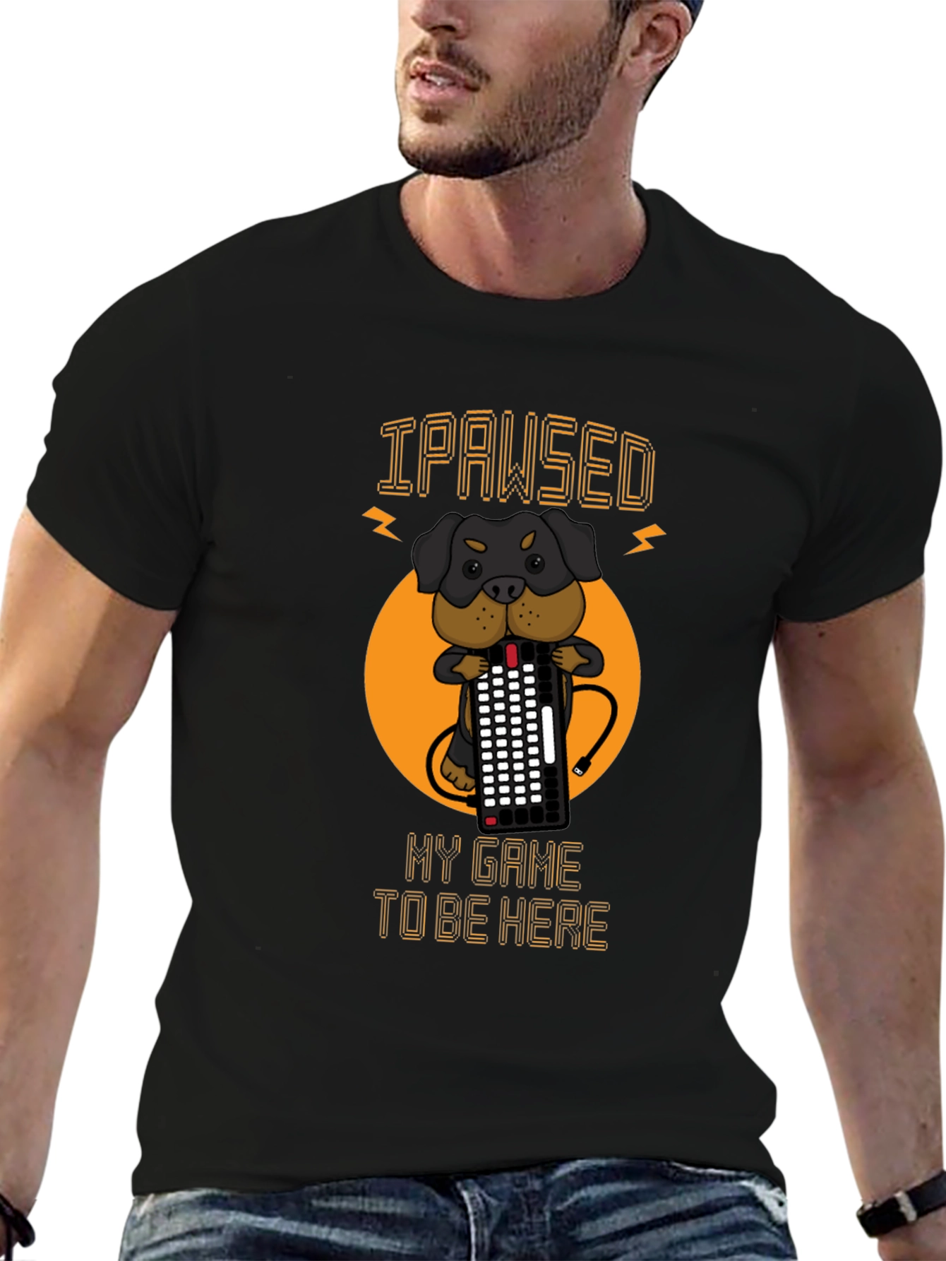 I PAUSED My Game to Be Here Graphic T-Shirt
