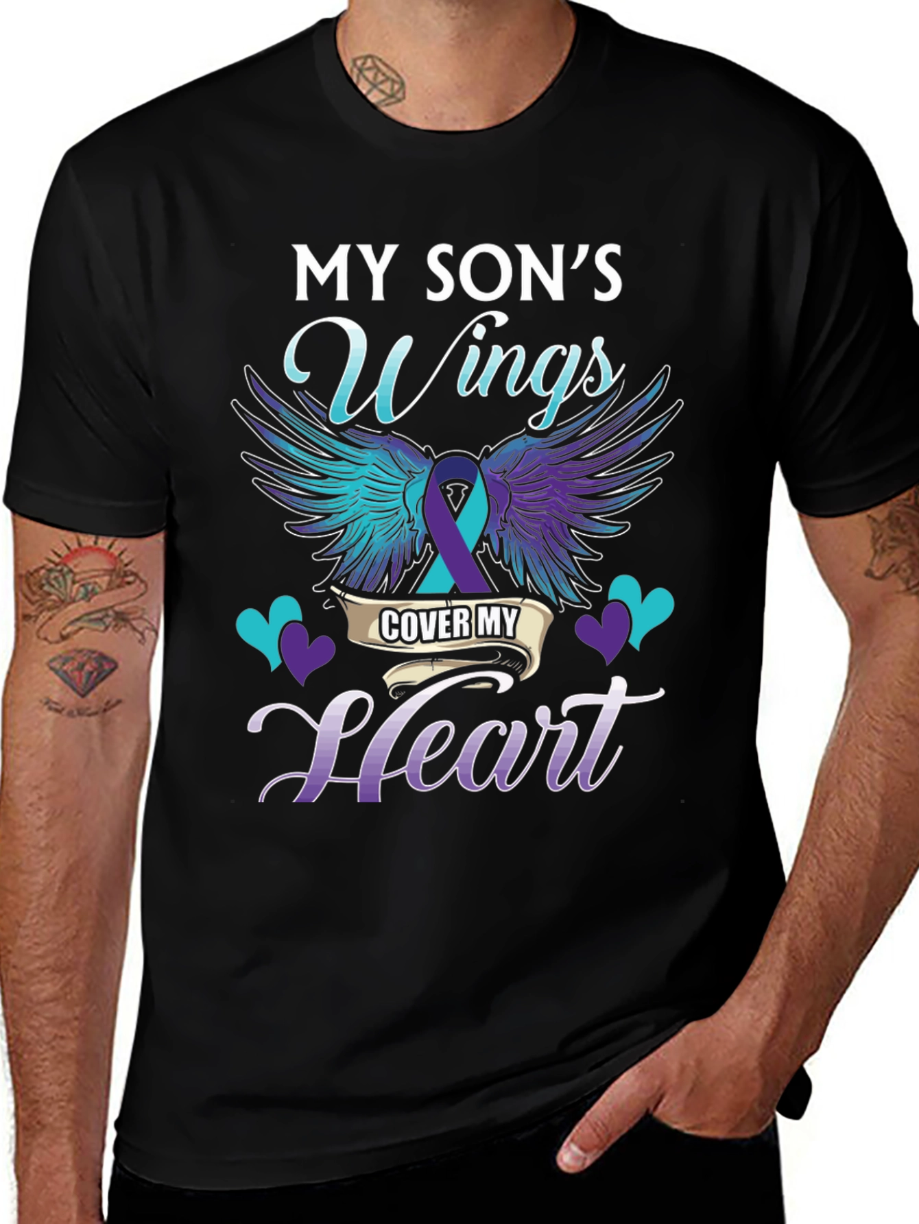 My Sons Wings Cover My Heart T-Shirt