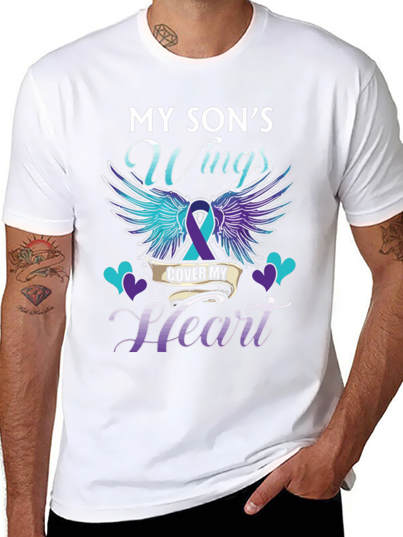 My Sons Wings Cover My Heart T-Shirt