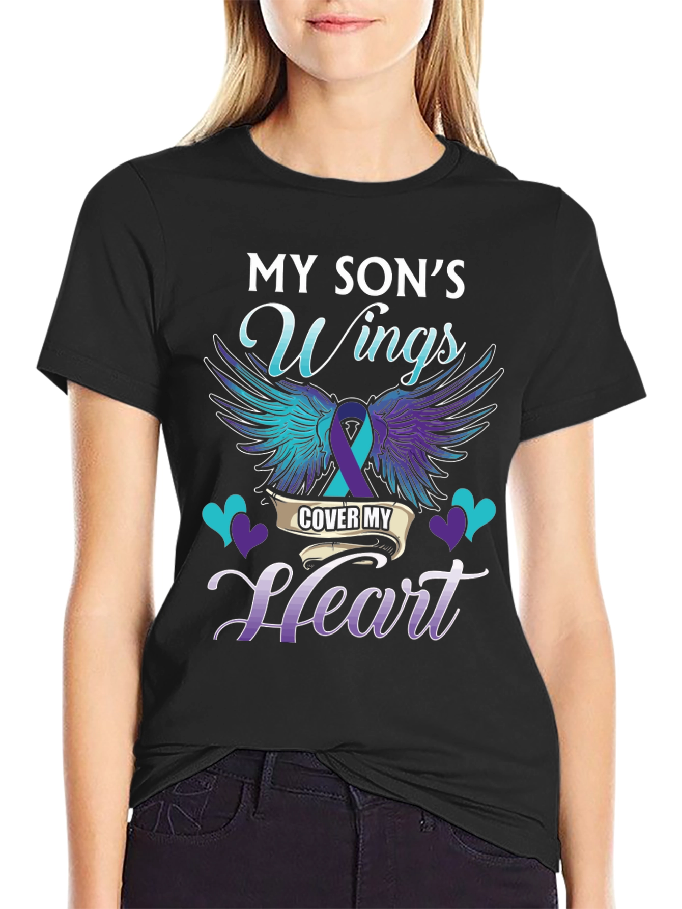 My Sons Wings Cover My Heart T-Shirt