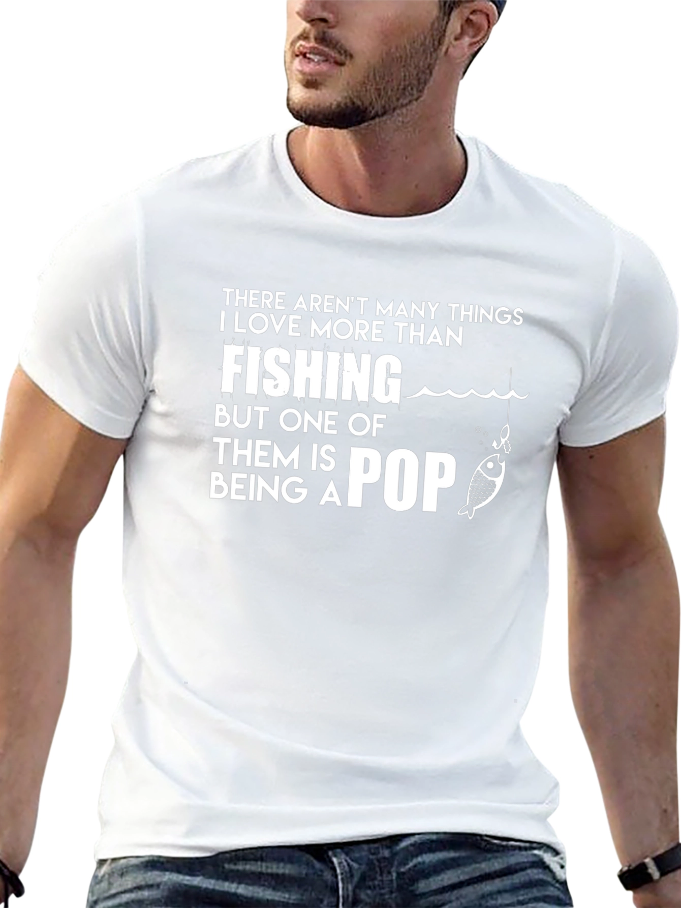 Fishing and Pop T-Shirt