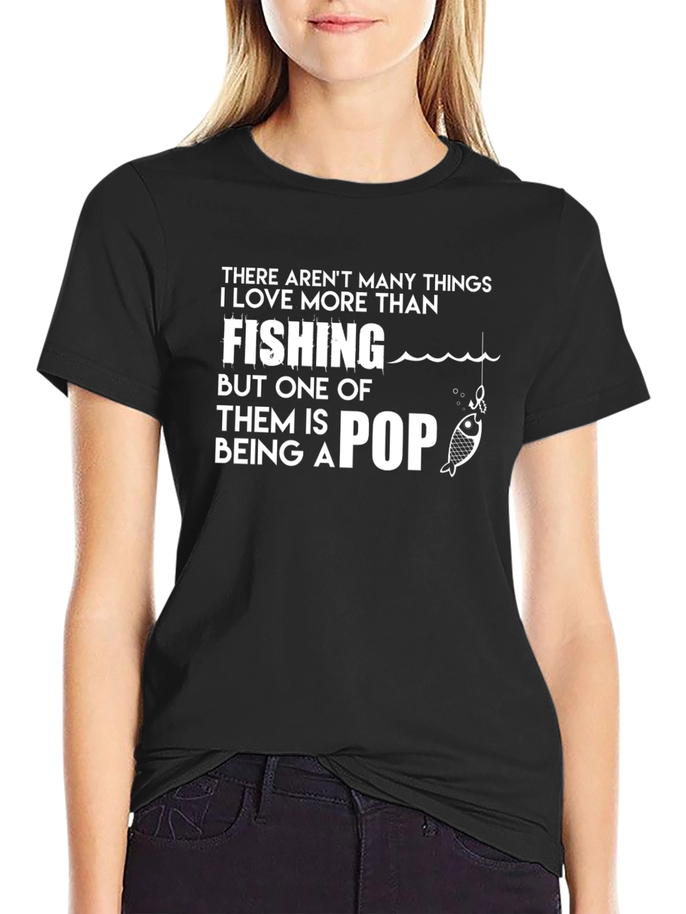Fishing and Pop T-Shirt