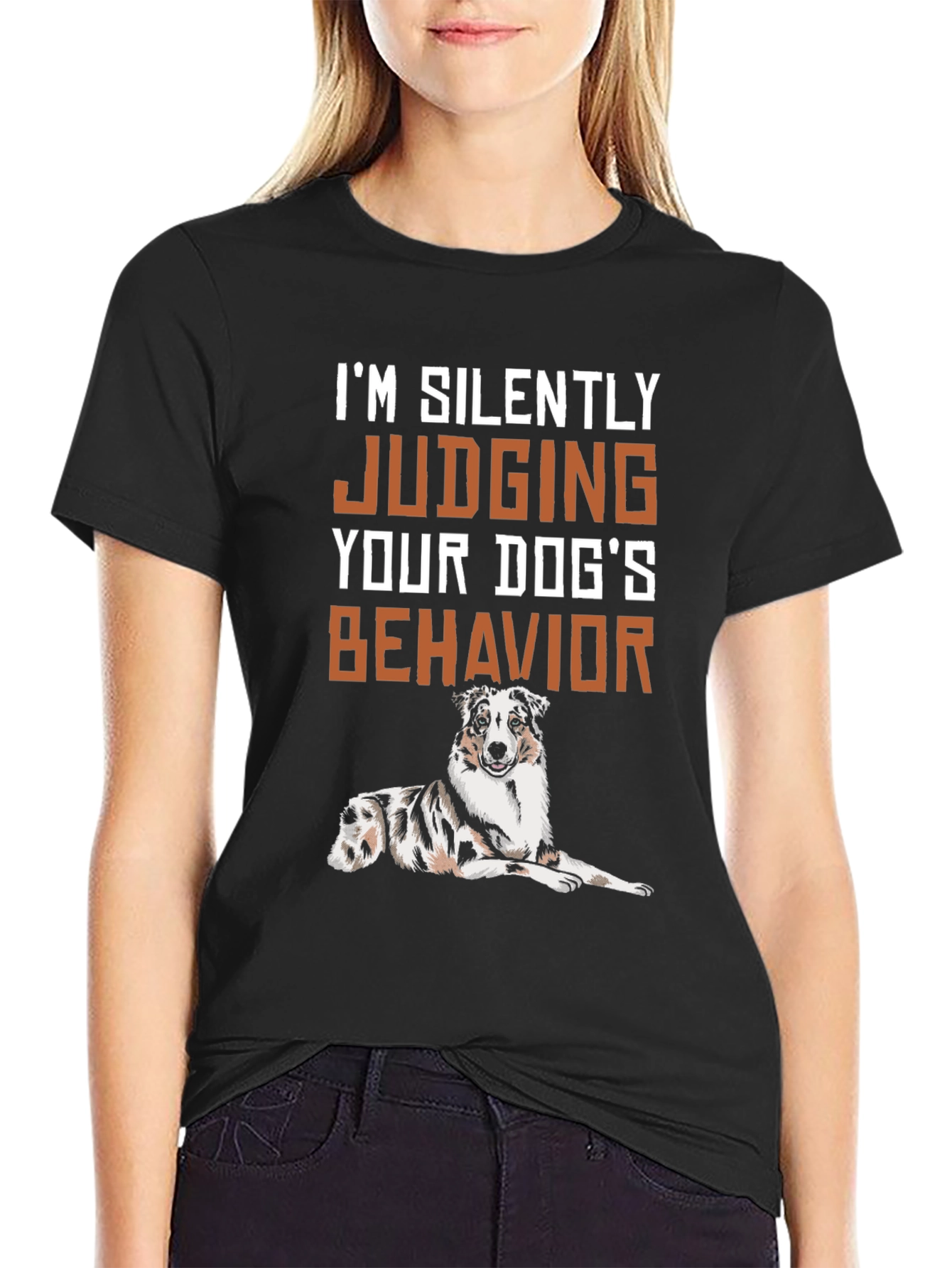 Silently Judging Dogs Behavior T-Shirt