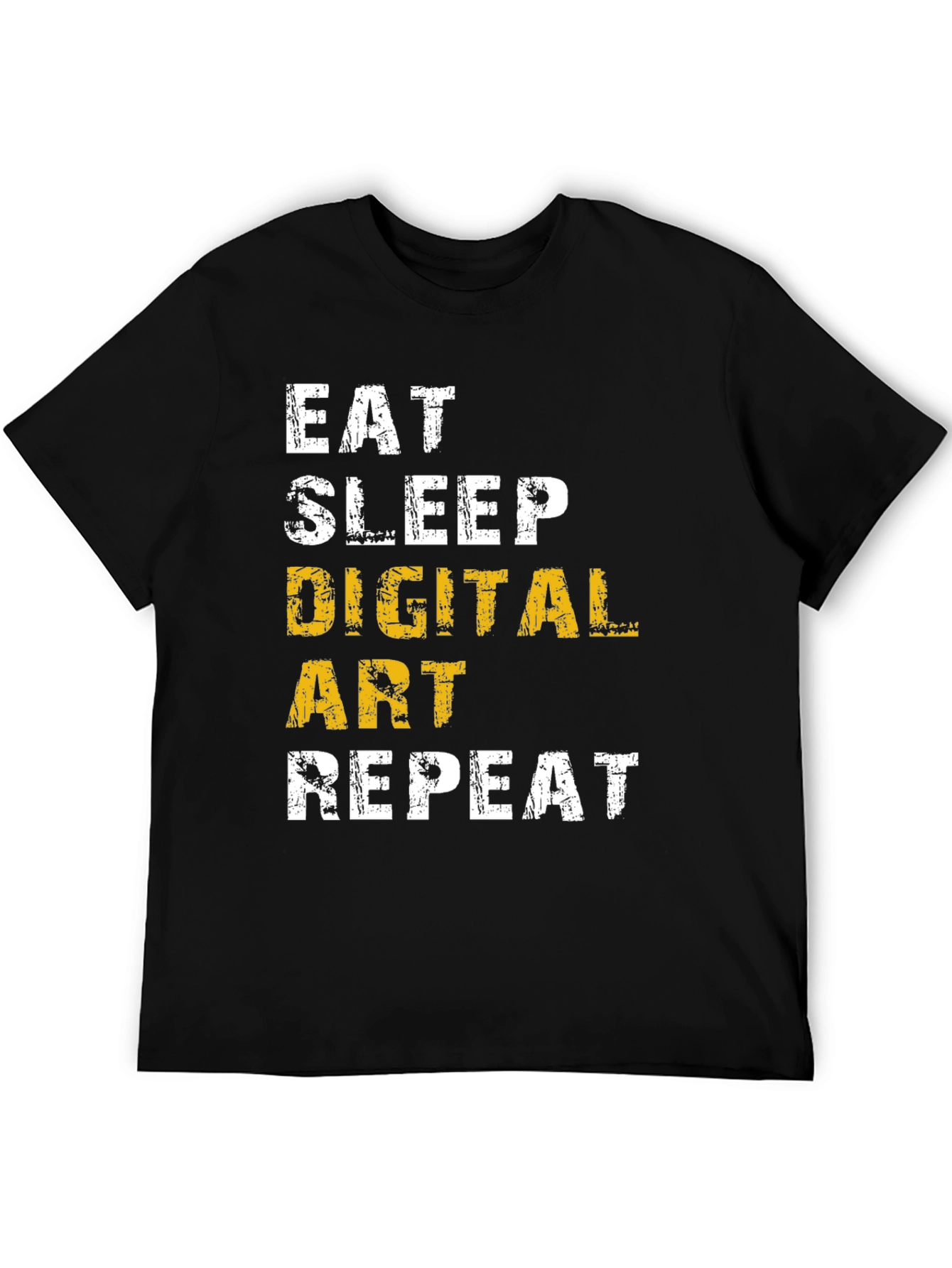 Eat Sleep Digital Art Repeat T-Shirt