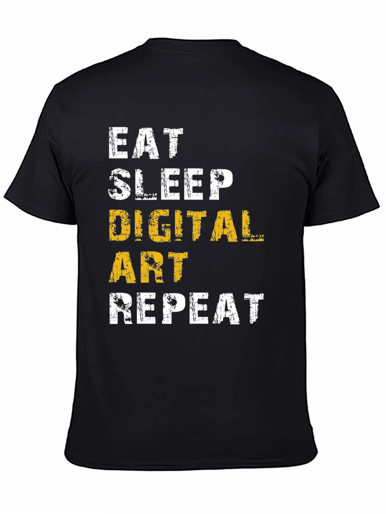Eat Sleep Digital Art Repeat T-Shirt