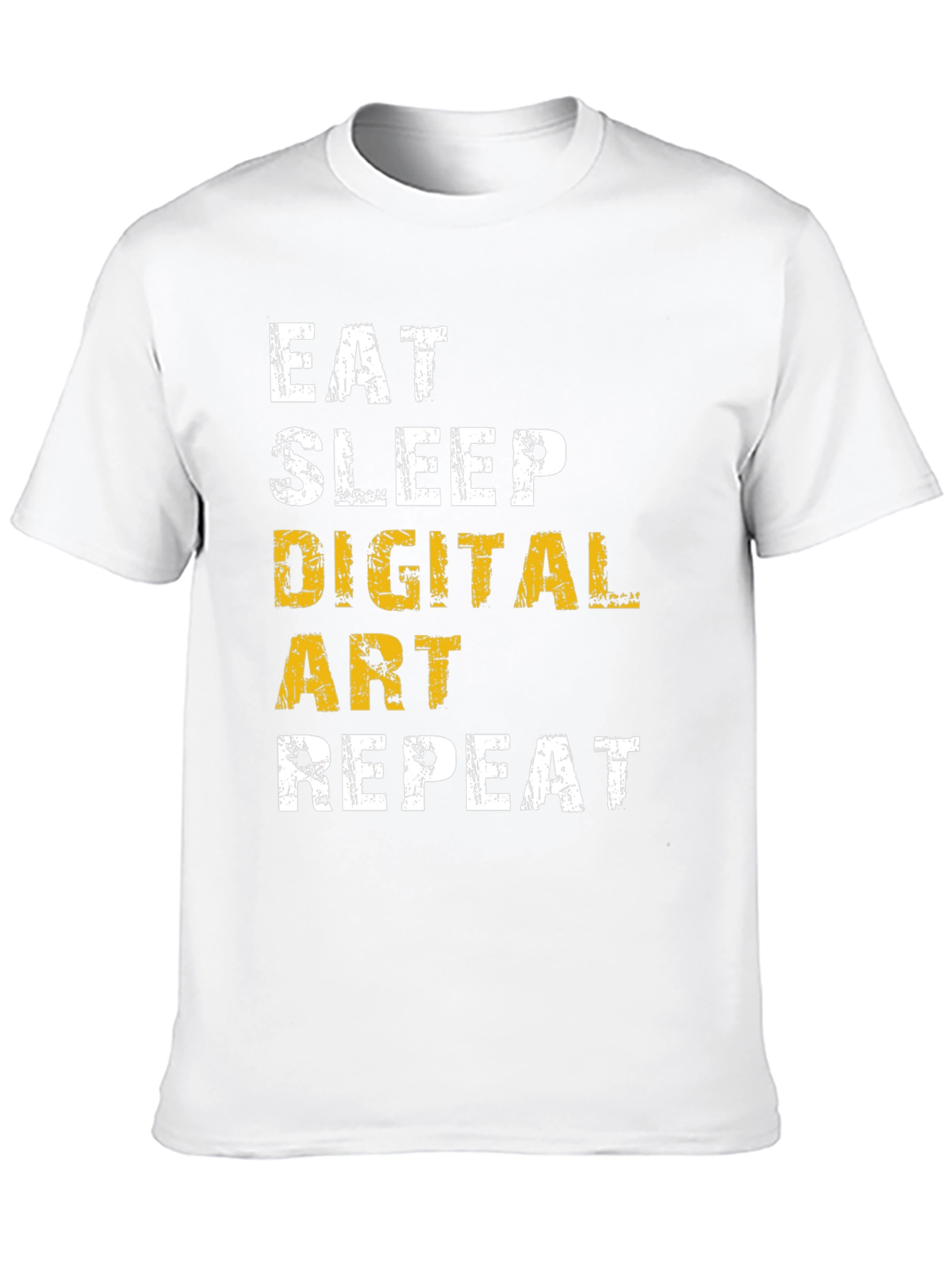 Eat Sleep Digital Art Repeat T-Shirt