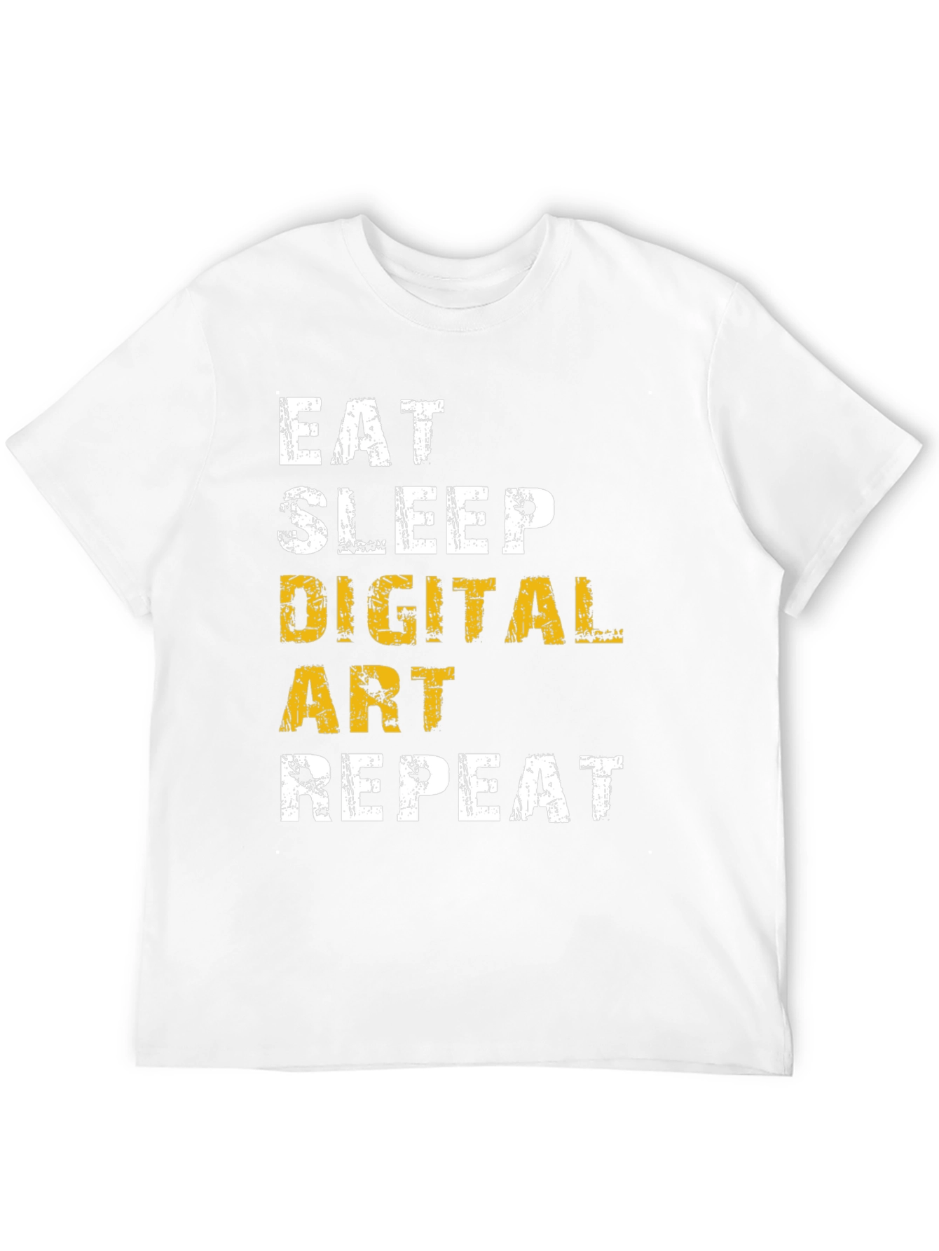 Eat Sleep Digital Art Repeat T-Shirt
