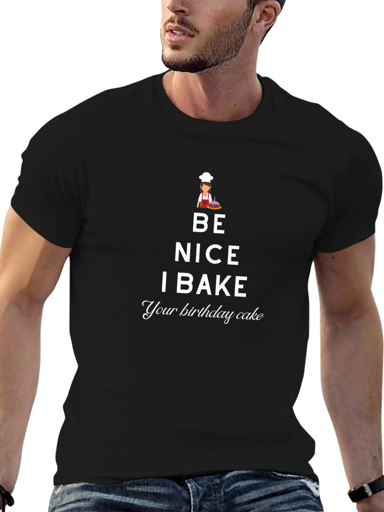 Be Nice I Bake T-Shirt - Funny Baker Gift