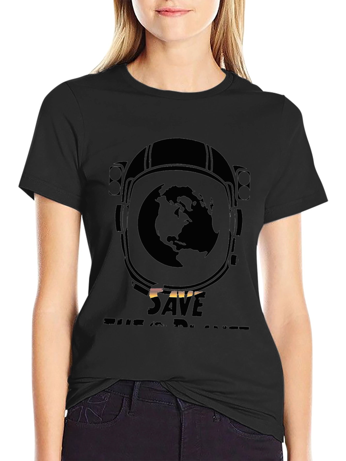 Save The Planet Astronaut T-Shirt