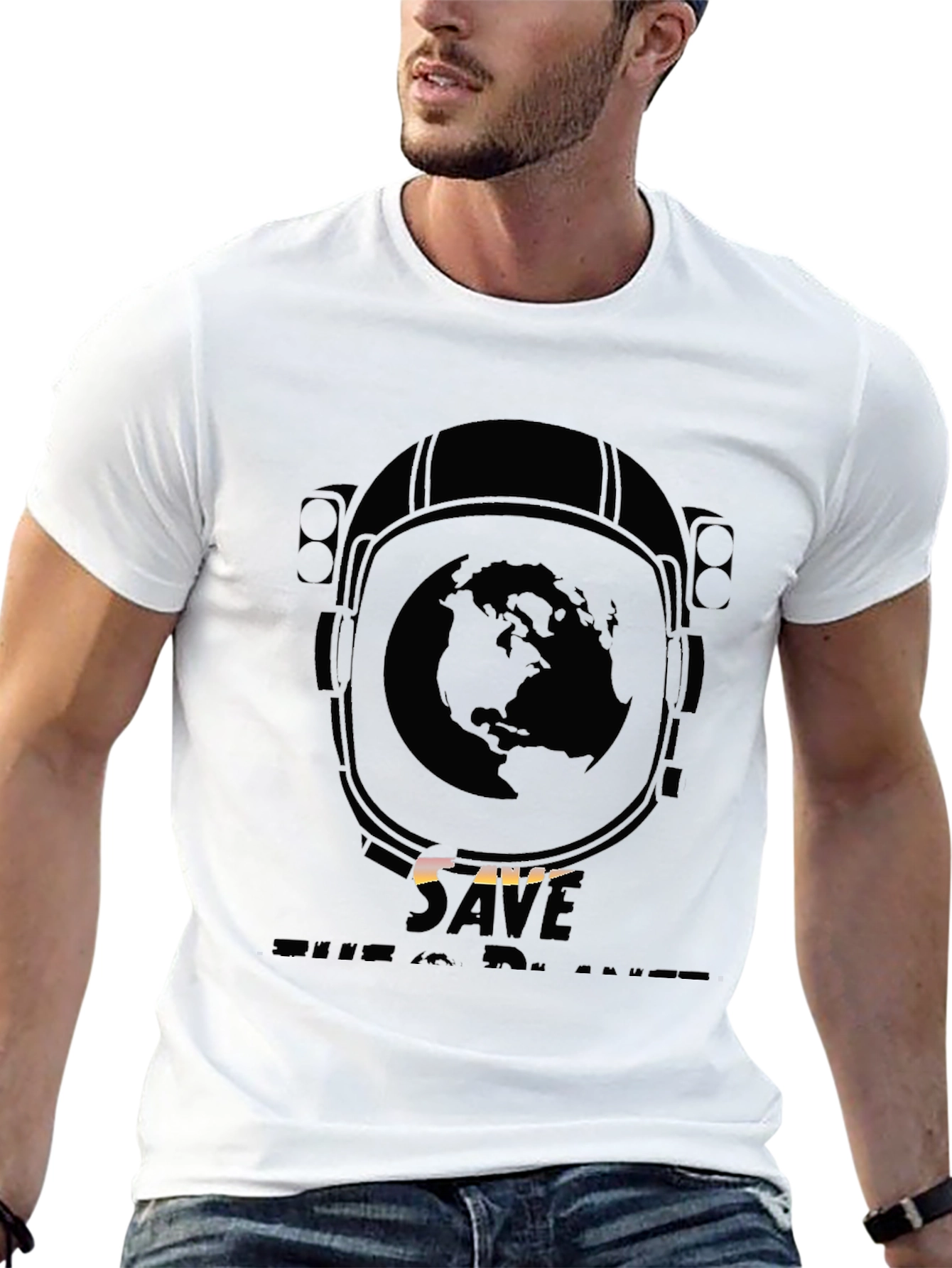 Save The Planet Astronaut T-Shirt