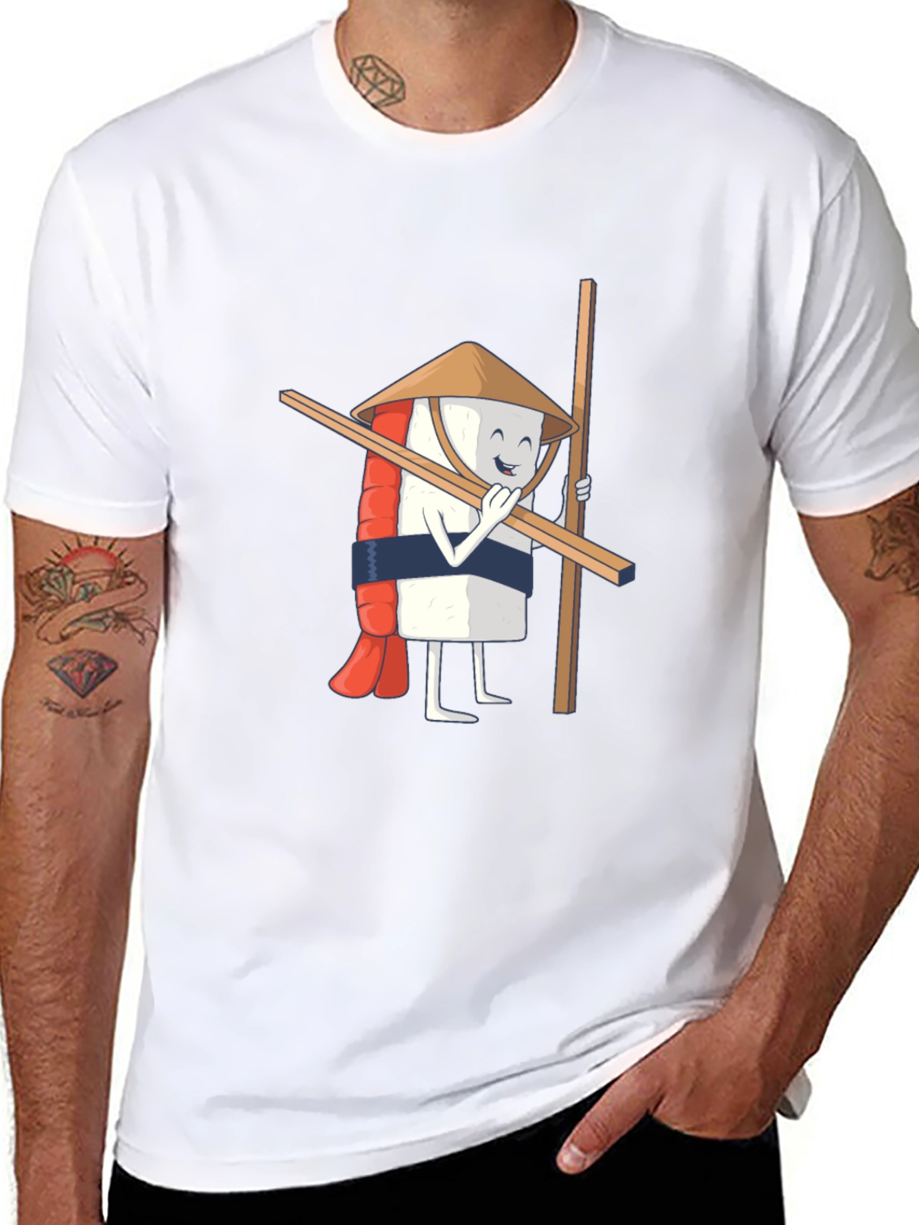 Sushi Samurai Graphic T-Shirt