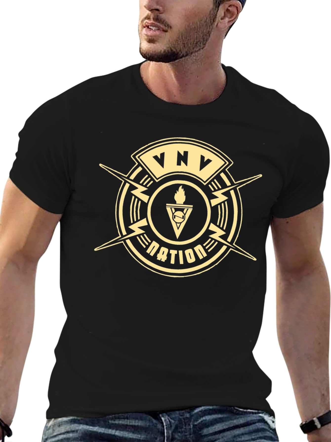 VNV Nation Graphic T-Shirt - Black