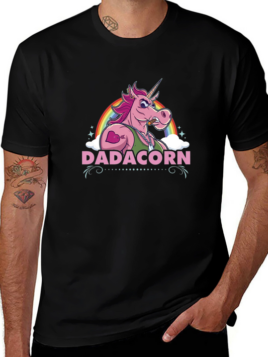 Dadacorn T-Shirt Funny Unicorn Rainbow Tee
