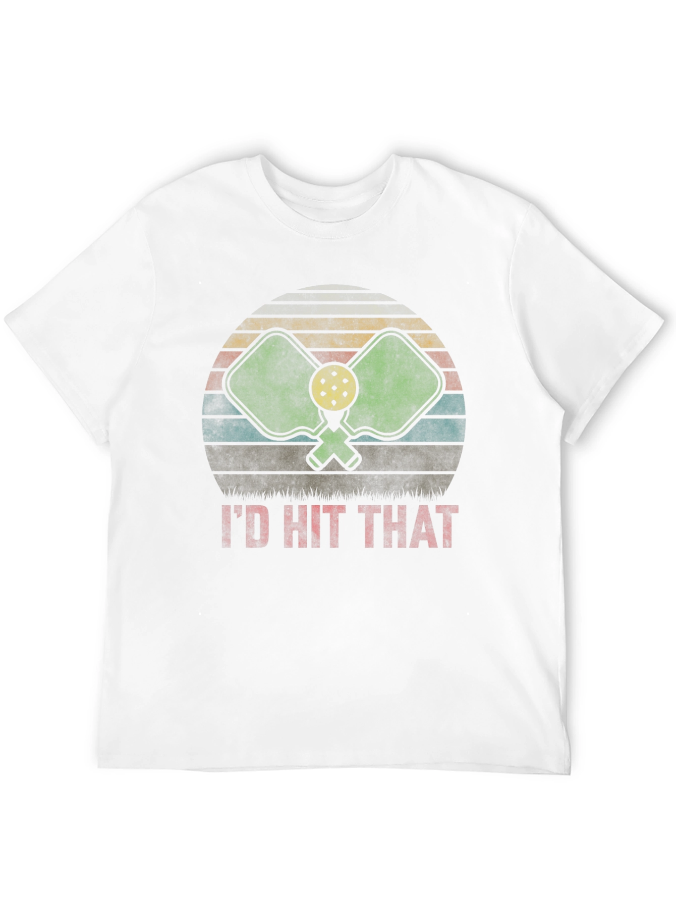 Id Hit That Pickleball T-Shirt Retro Graphic Tee