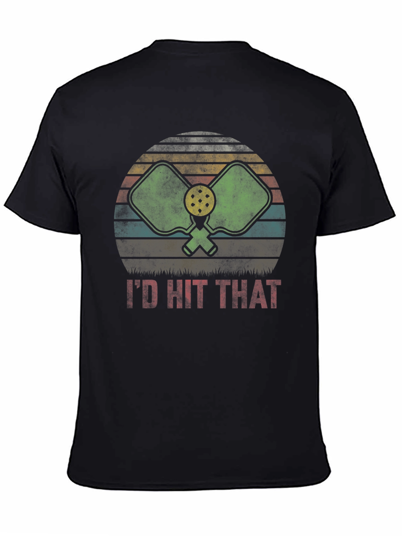 Id Hit That Pickleball T-Shirt Retro Graphic Tee