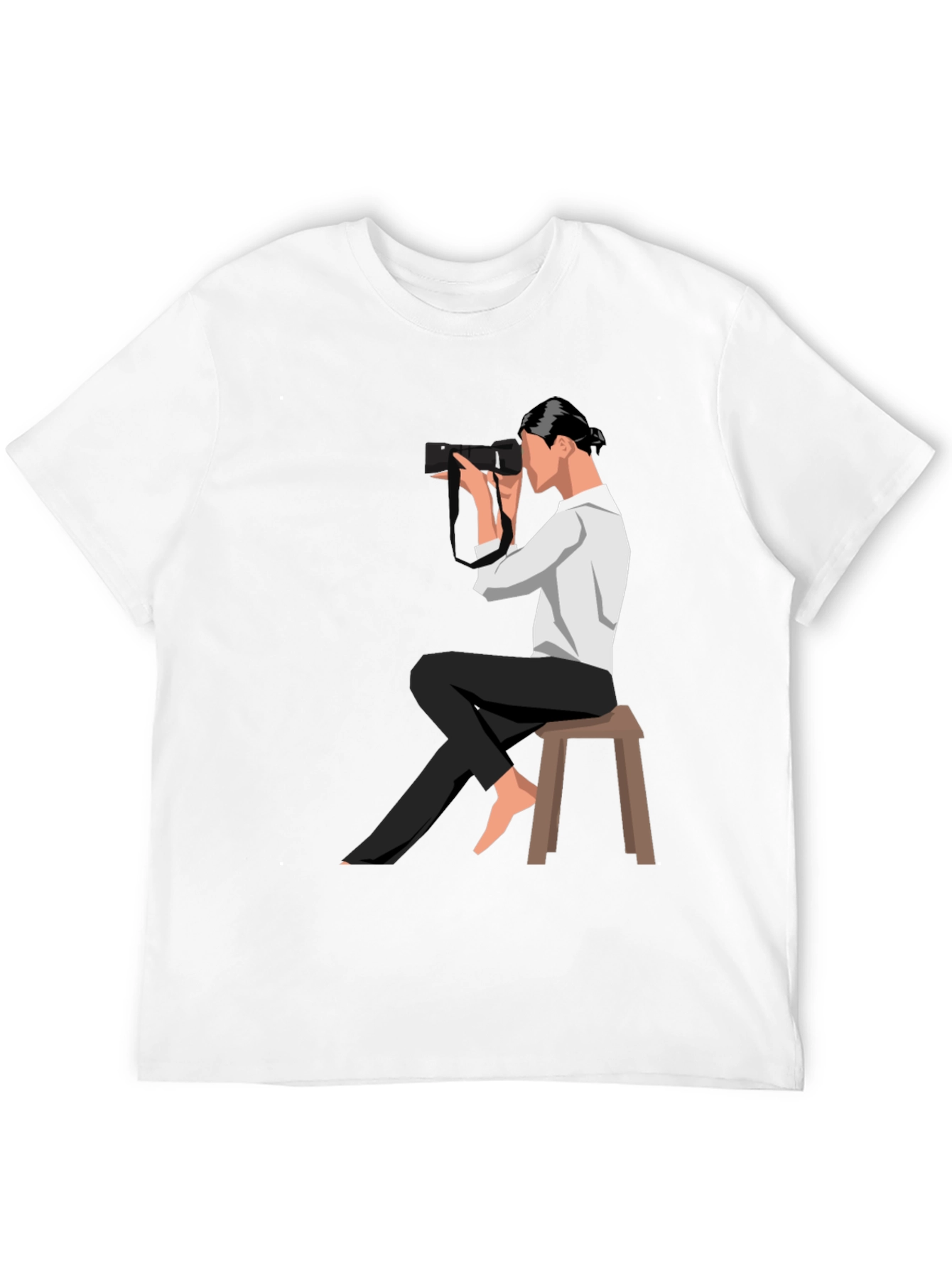 Photographer Graphic Tee - Unisex Black T-Shirt